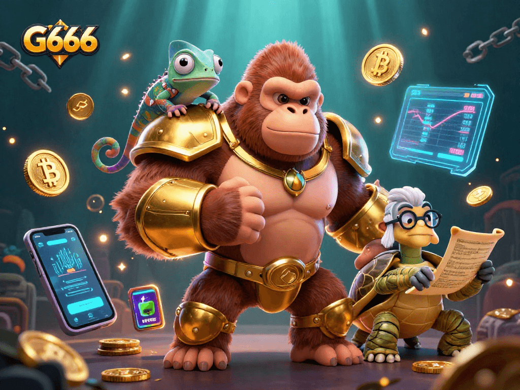 Experience G666 with thrilling games and vibrant 3D characters in an exciting casino atmosphere.