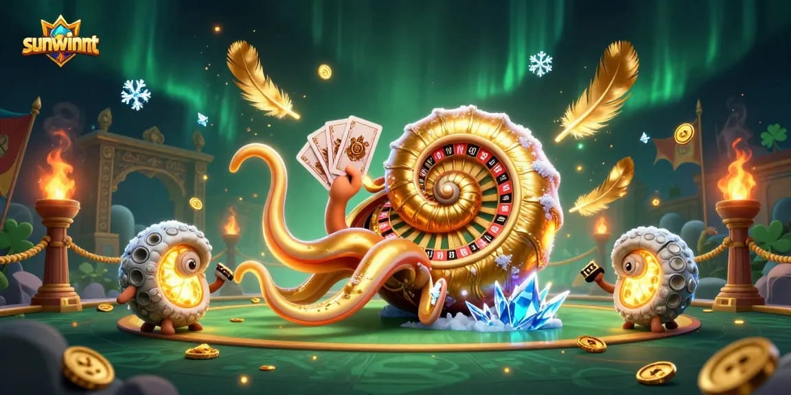 Engage in gaming action with sunwinnt's thrilling casino scene featuring vibrant characters and rich ambiance.