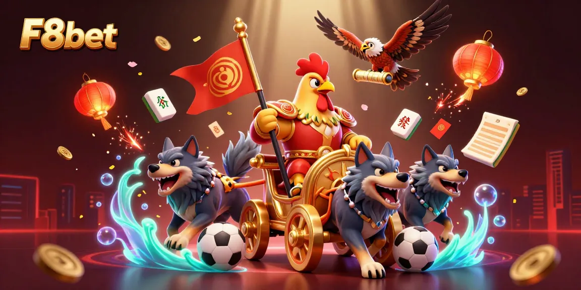 Engage with F8bet through dynamic sports betting elements and vibrant 3D cartoon visuals