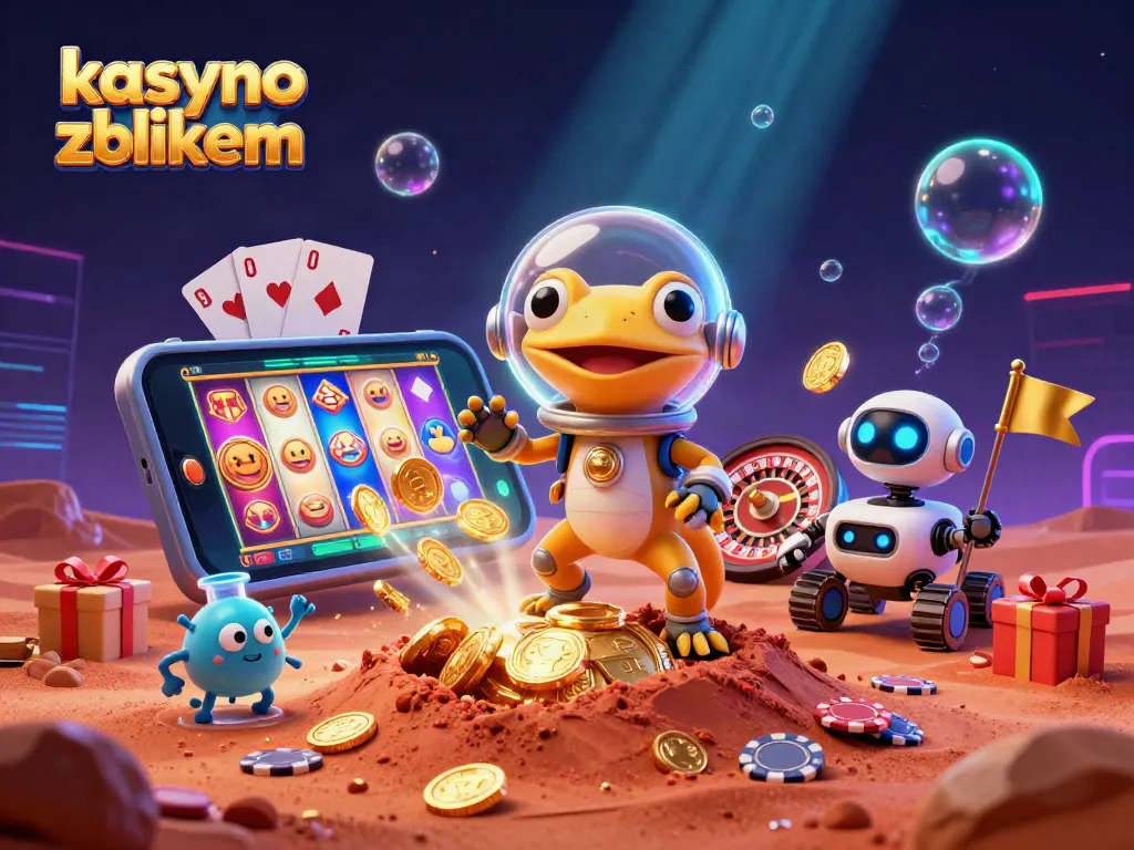 Engage with kasyno z blikiem: Interactive casino games and winning strategies in a vibrant Martian setting.