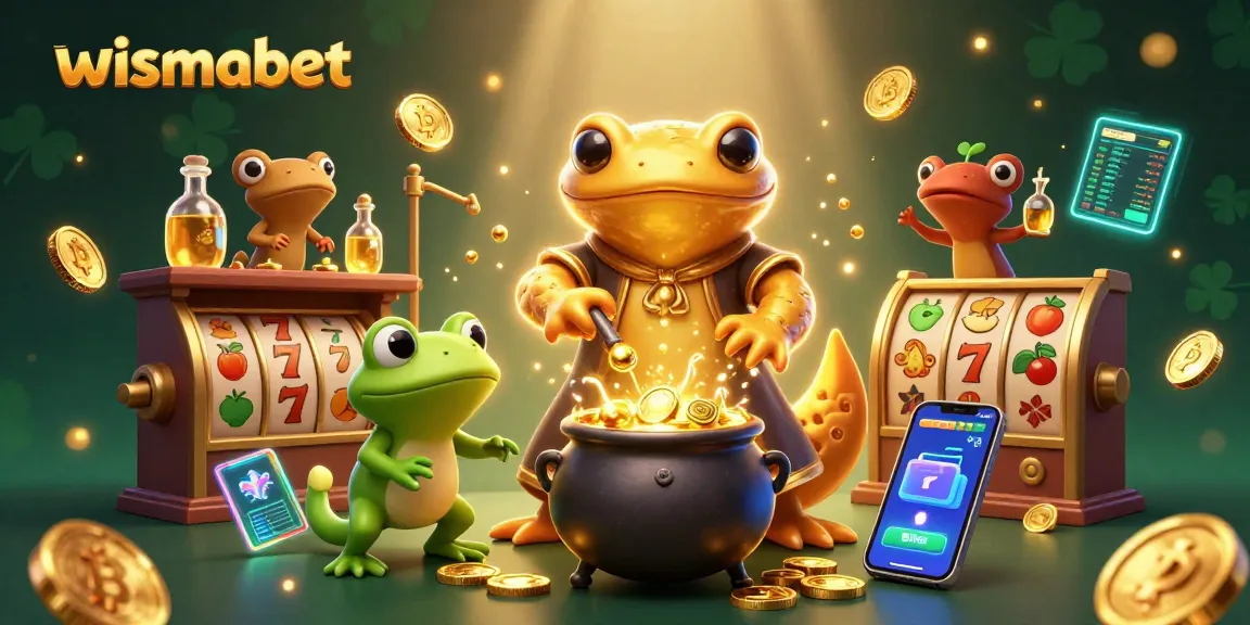 Wismabet offers exciting slots with gold coins, lucky 7s, and an enchanting alchemist scene.