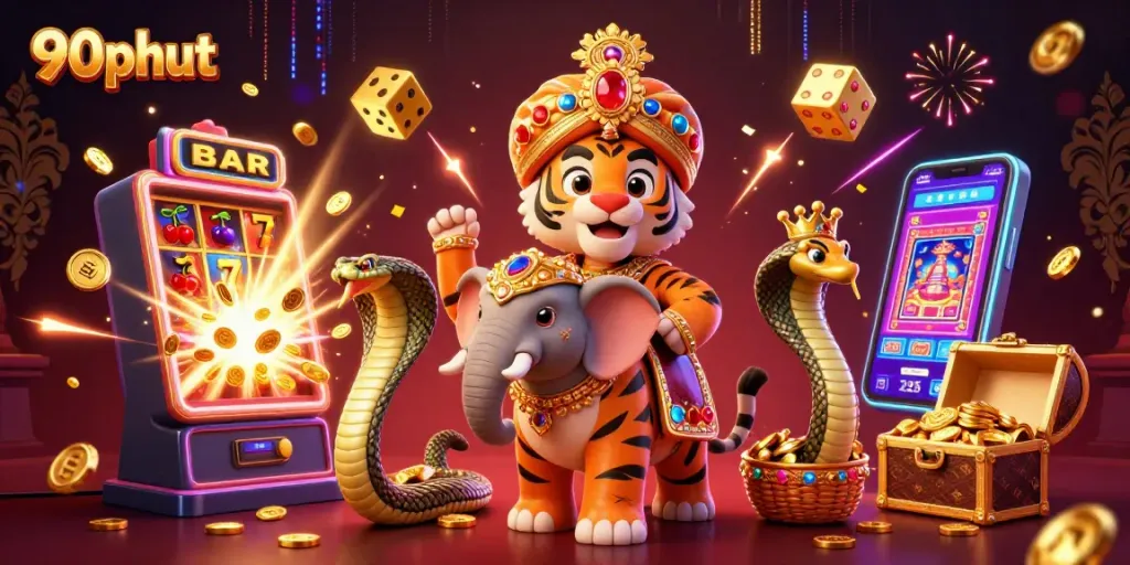 Experience thrilling games at 90phut with an exhilarating jackpot atmosphere.