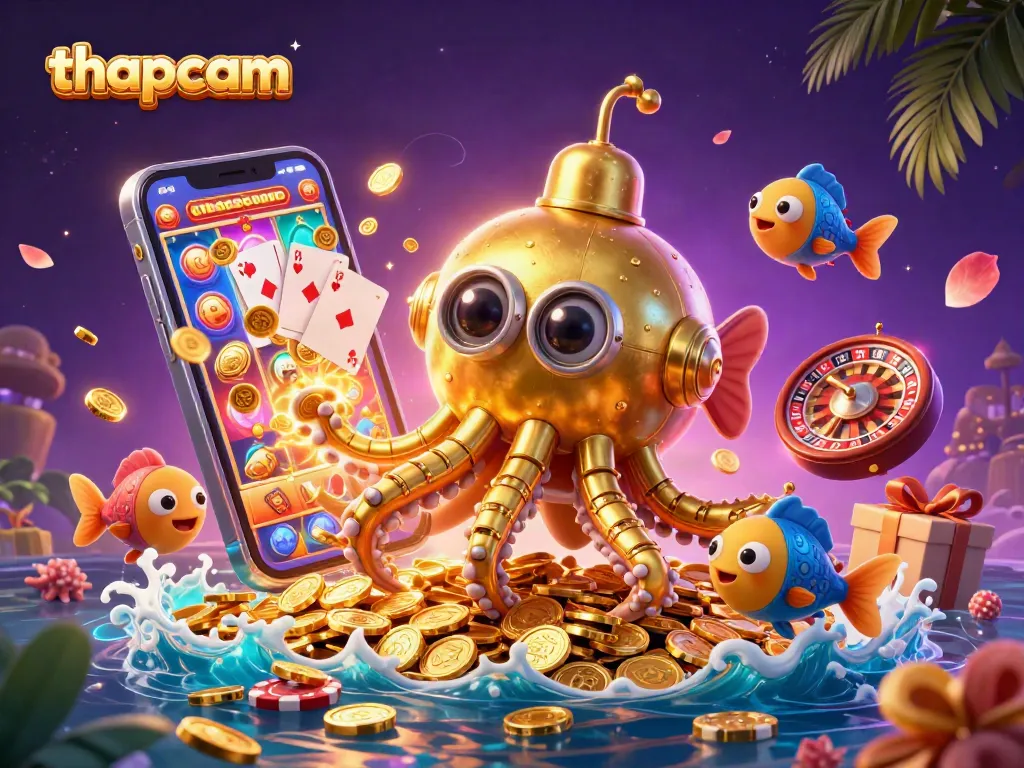 thapcam engaging in thrilling online casino gameplay with dynamic slot machines and rich visual elements