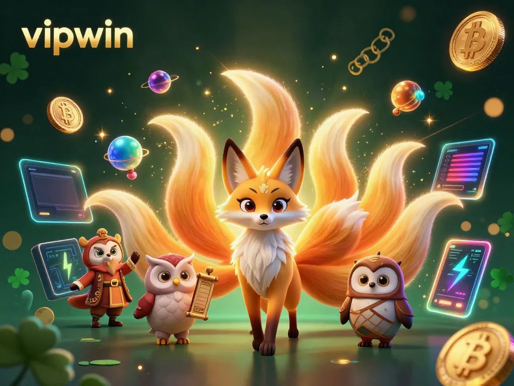 Experience excitement and rewards at vipwin with a vibrant, magical casino scene illuminating the thrilling world of online gaming.