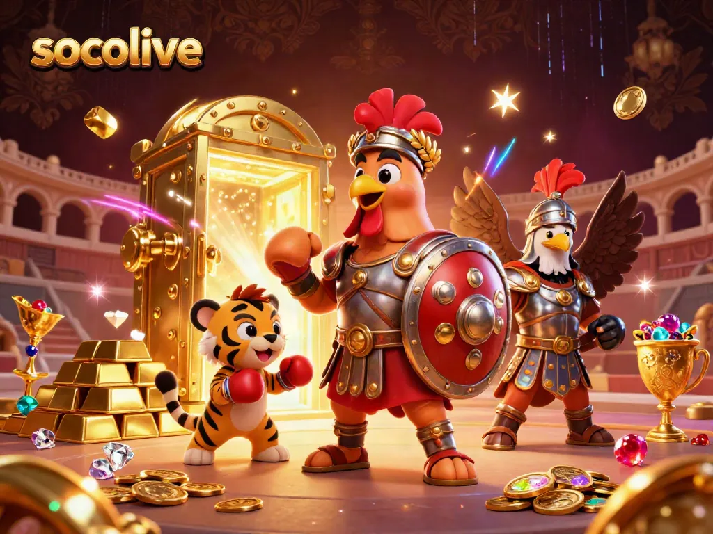 Socolive brings the thrill of gambling with engaging characters and rich casino elements, offering an exciting array of visuals.