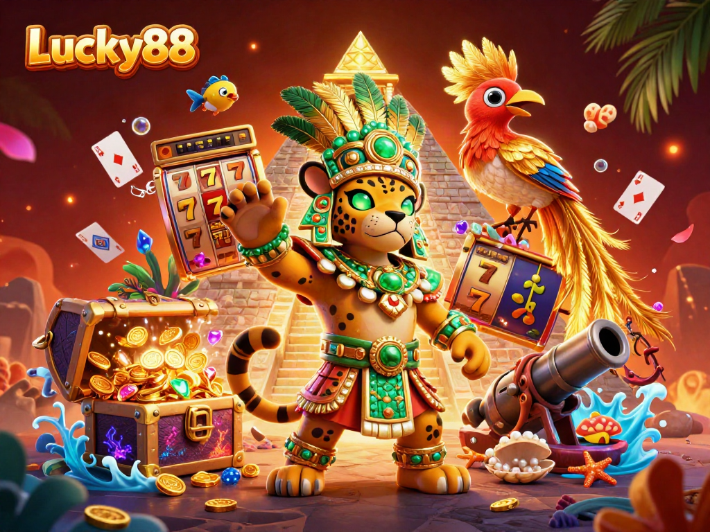 Experience vibrant winnings at Lucky88 with an exciting Mayan-themed casino adventure.
