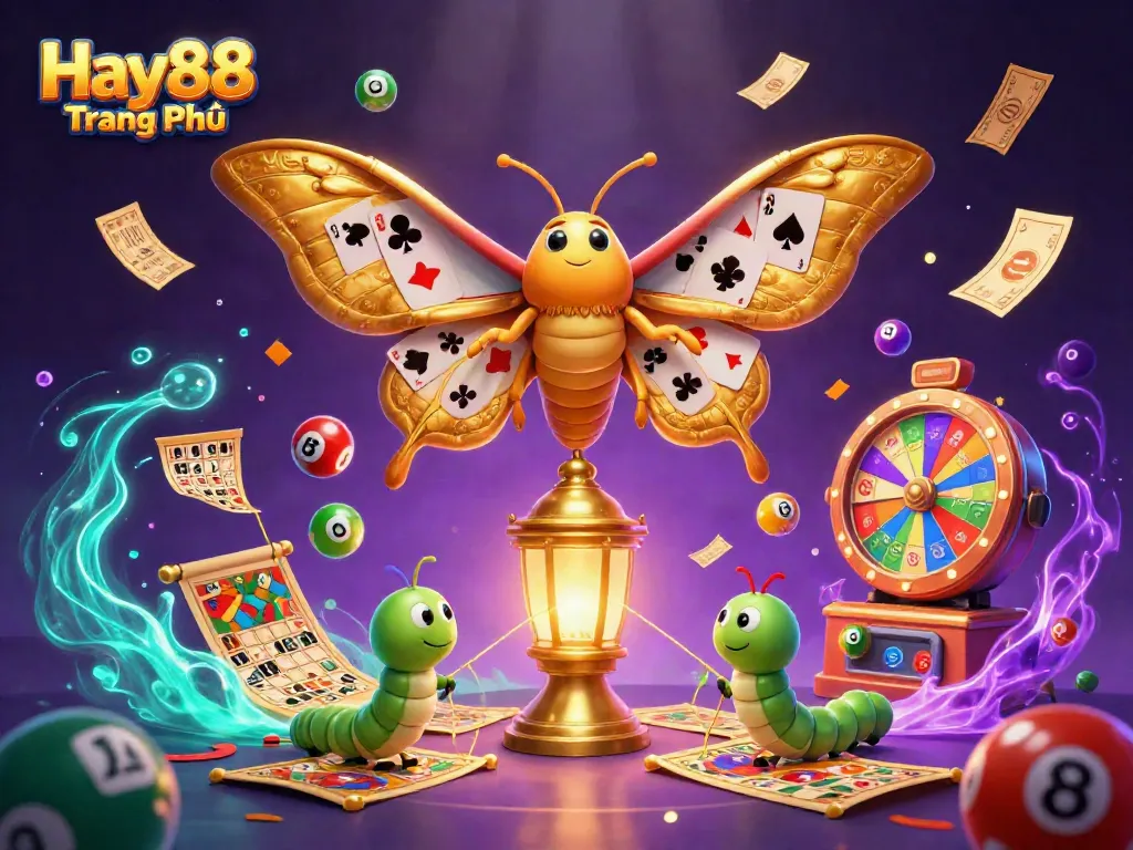 Experience Hay88 Trang Chủ with a vibrant 3D illustration showcasing dynamic gaming elements.