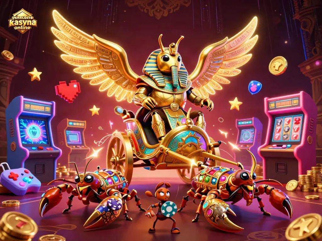 Experience polecane kasyna online with thrilling gameplay, glowing elements, and vibrant characters.
