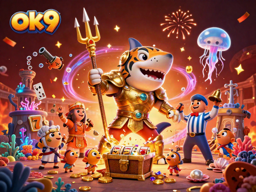 Spin the slots and collect treasures with ok9’s immersive underwater casino adventure.
