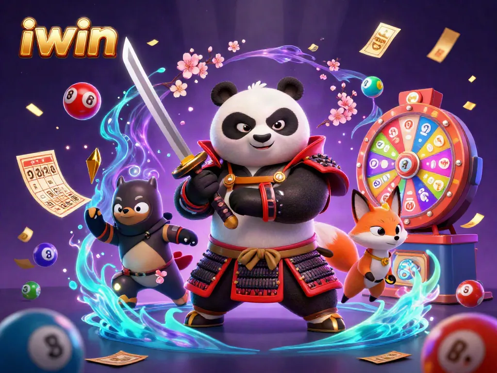 Engage in thrilling gameplay with the iwin samurai panda and dynamic casino elements.