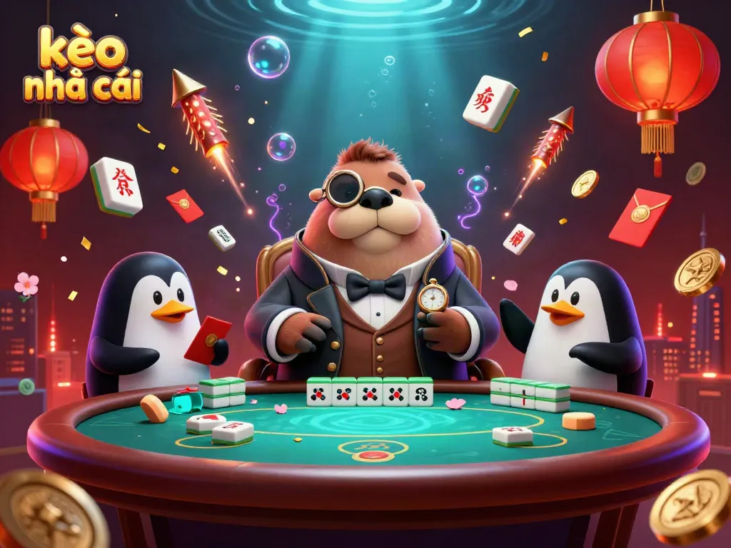 Engage with kèo nhà cái by diving into our vibrant underwater poker scene featuring whimsical creatures.
