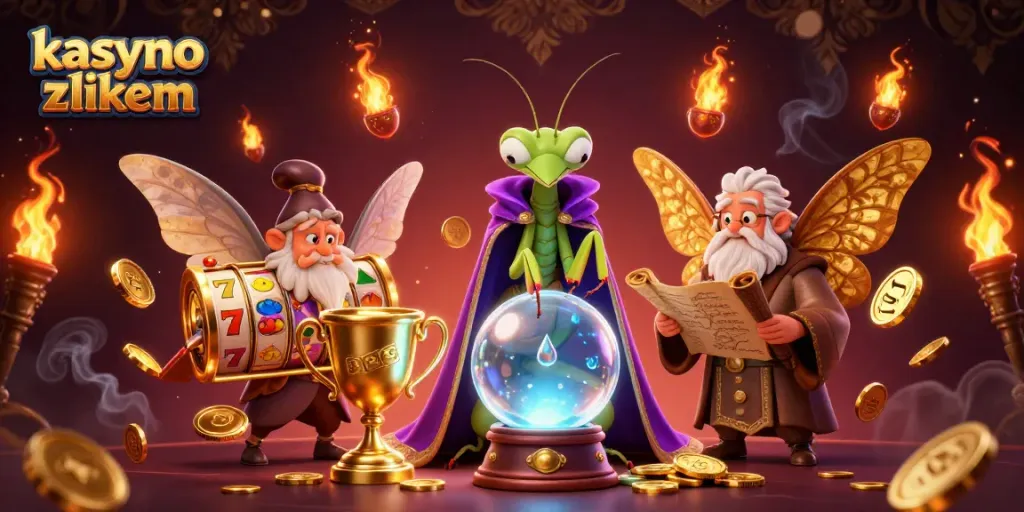 Experience thrilling gameplay at kasyno z blikiem with vibrant slot reels and fortune tellers.