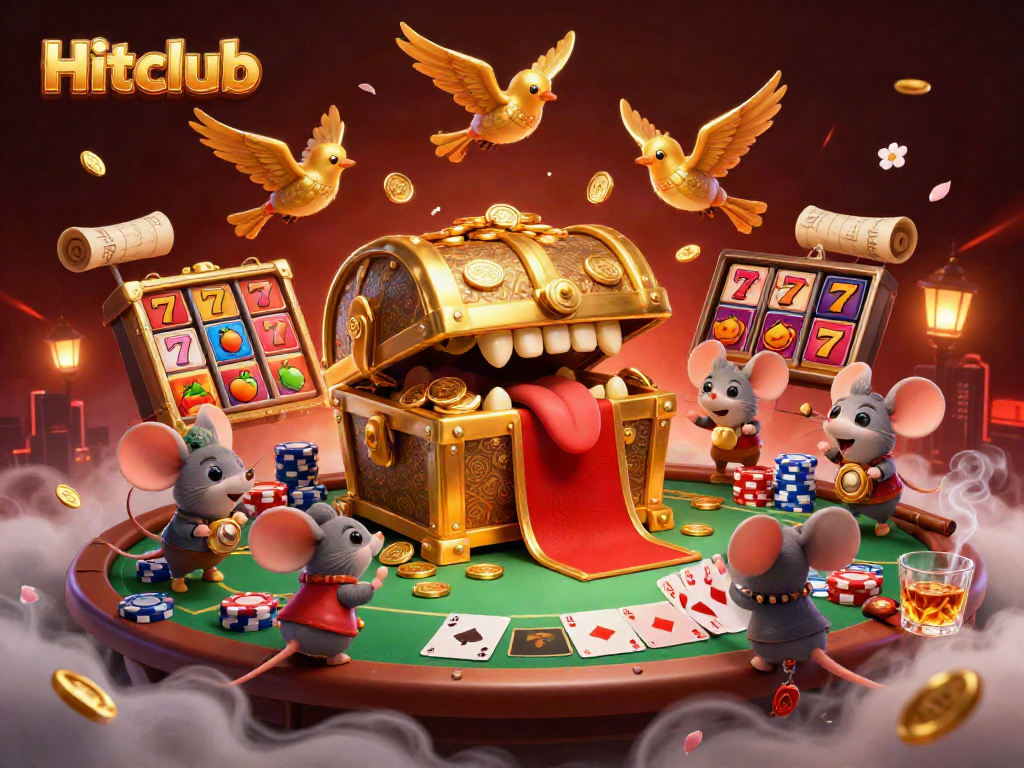 Engage in thrilling adventures at Hitclub with vibrant slots, golden treasures, and rich casino elements.
