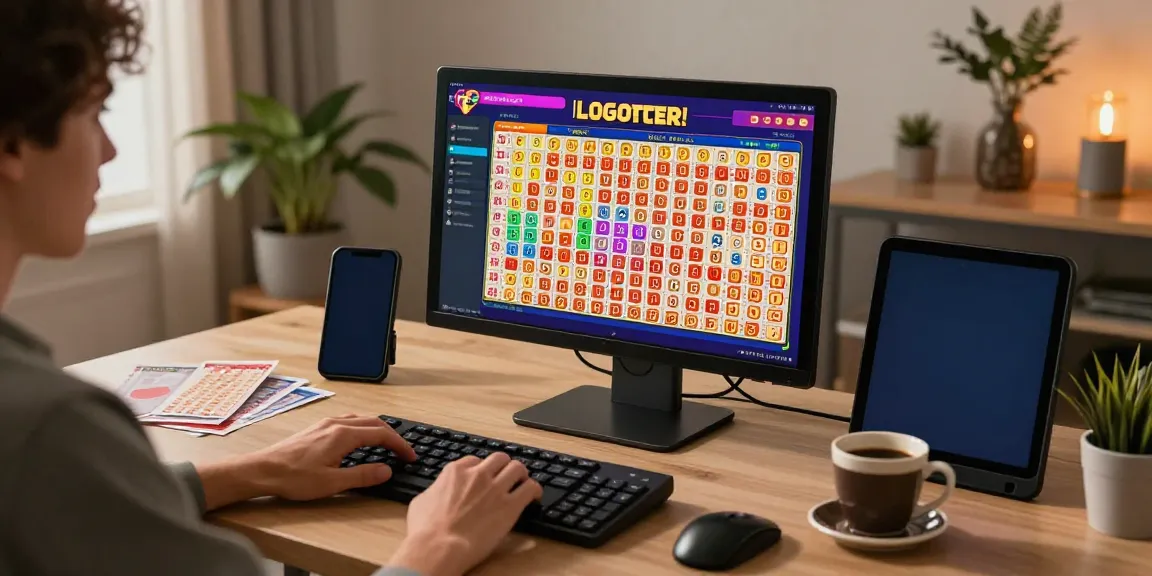 Engaging player enjoying togel online gaming in a modern home office.