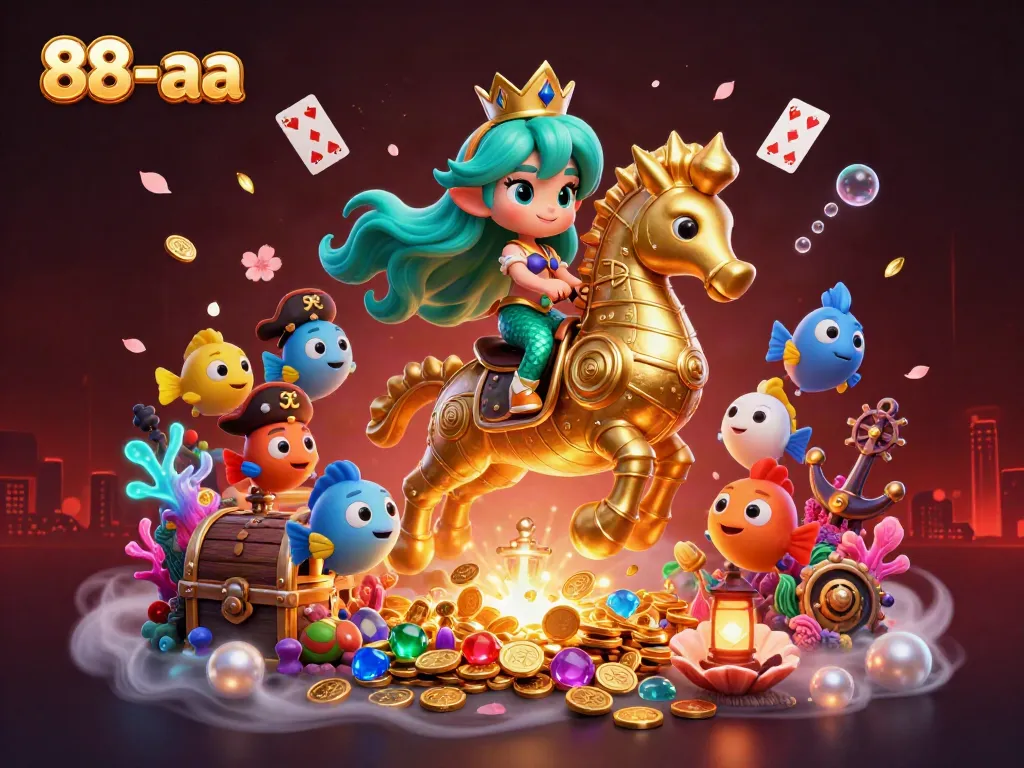 Experience thrilling gameplay at 88-aa with vibrant casino-themed scenes and captivating characters.