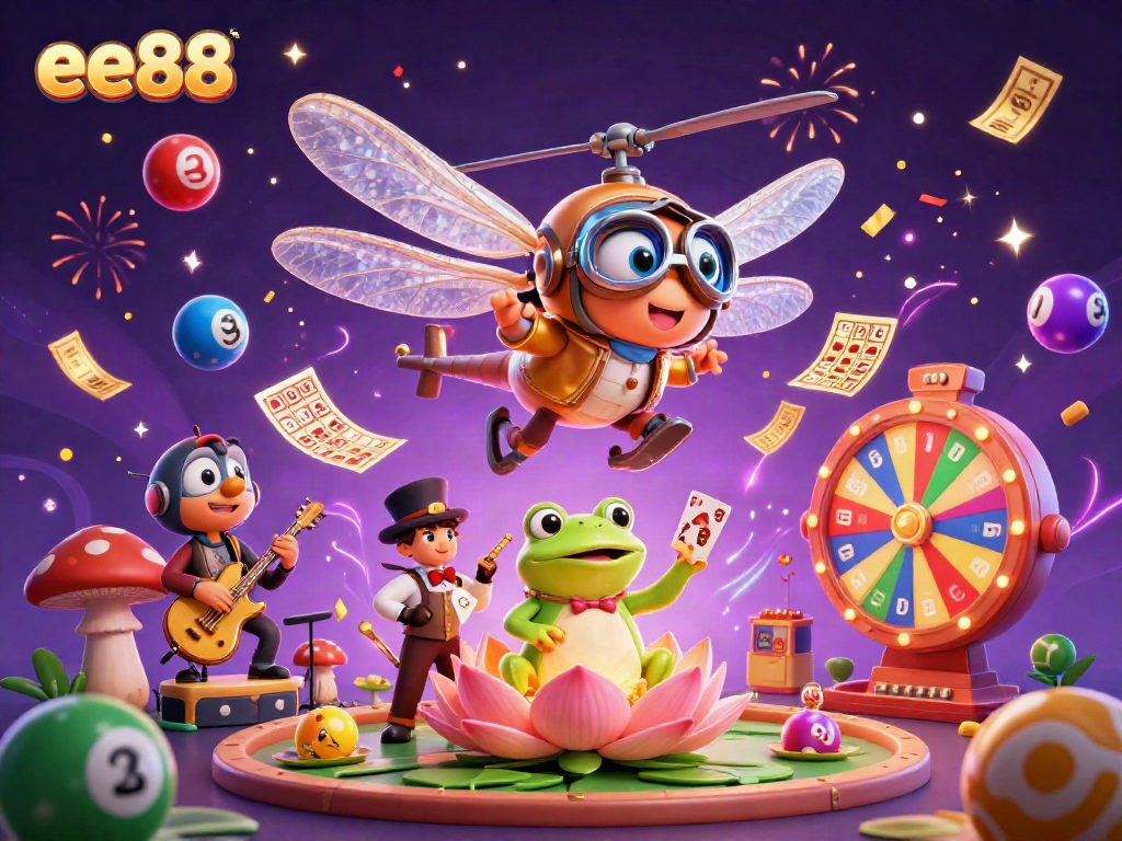 Experience thrilling gameplay with ee88 at the vibrant lily pad casino featuring exciting characters and games.