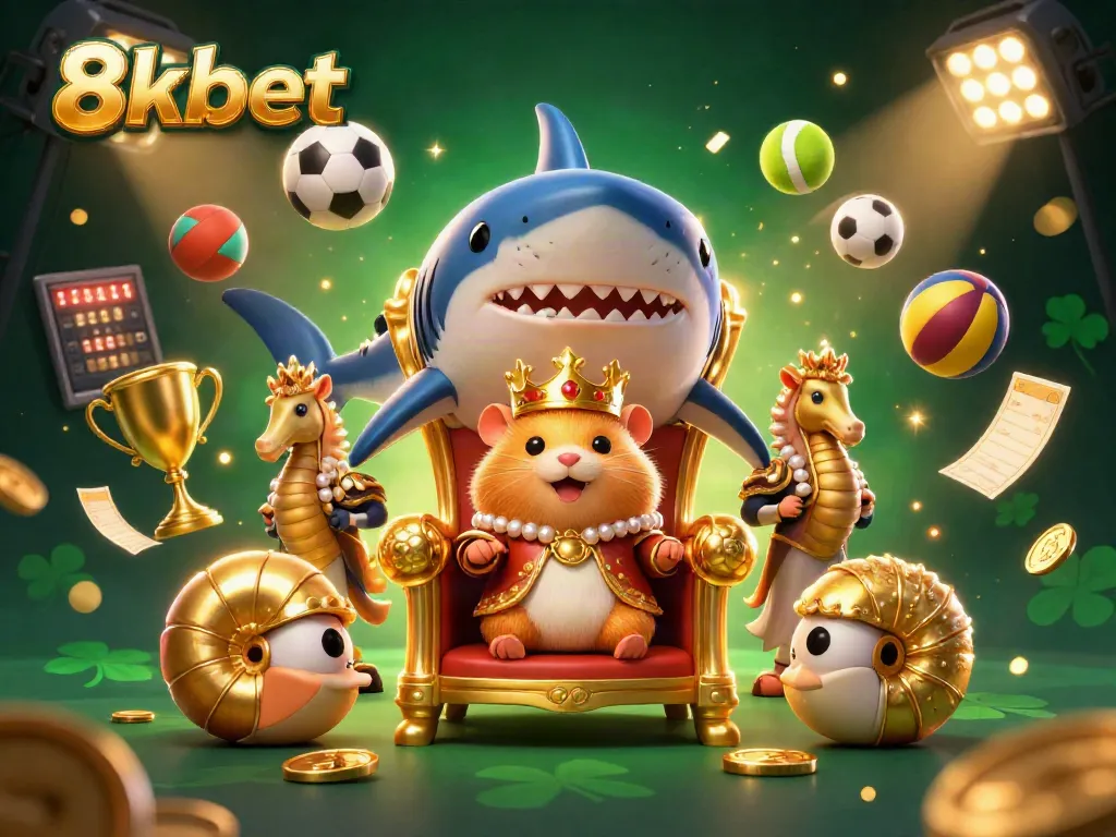 Bet on exciting games at 8xbet featuring a dynamic casino scene with fierce characters and thrilling elements