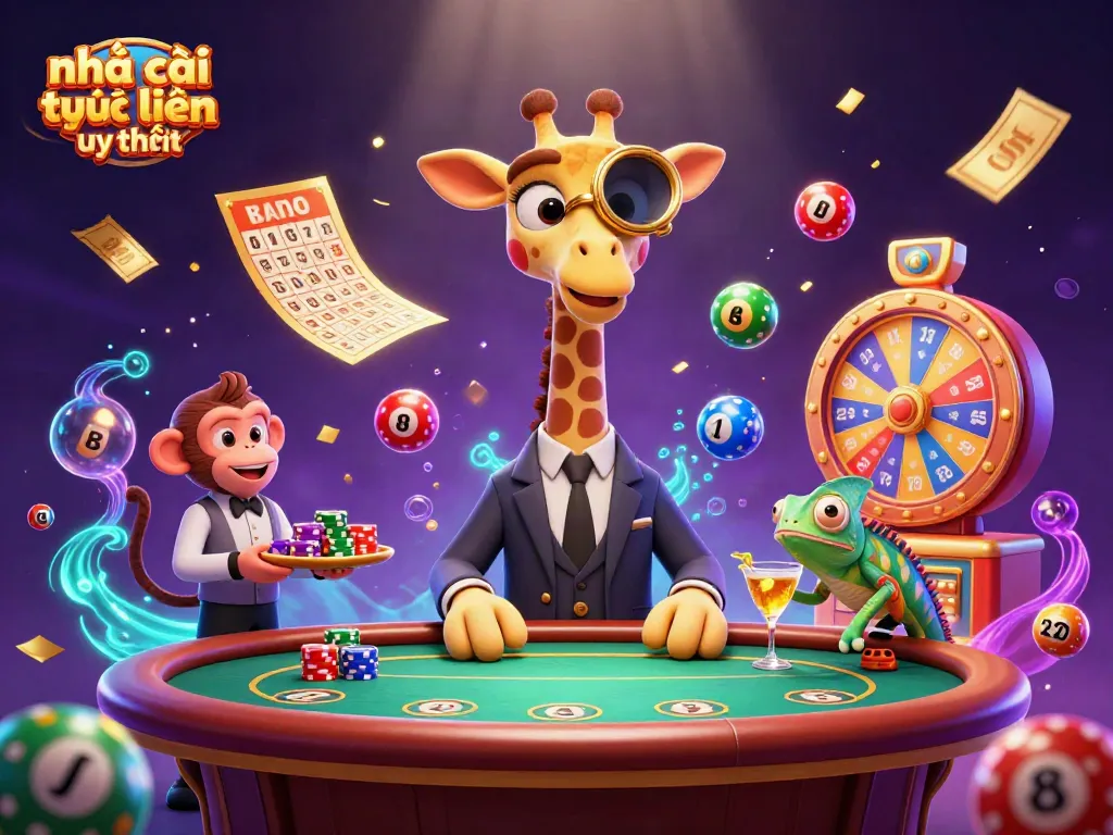 Experience thrilling gameplay at nhà cái trực tuyến uy tín with dynamic lottery elements and vibrant characters in action.